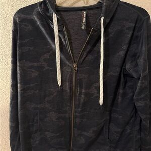 Women’s Black Camo Hoodie Jacket